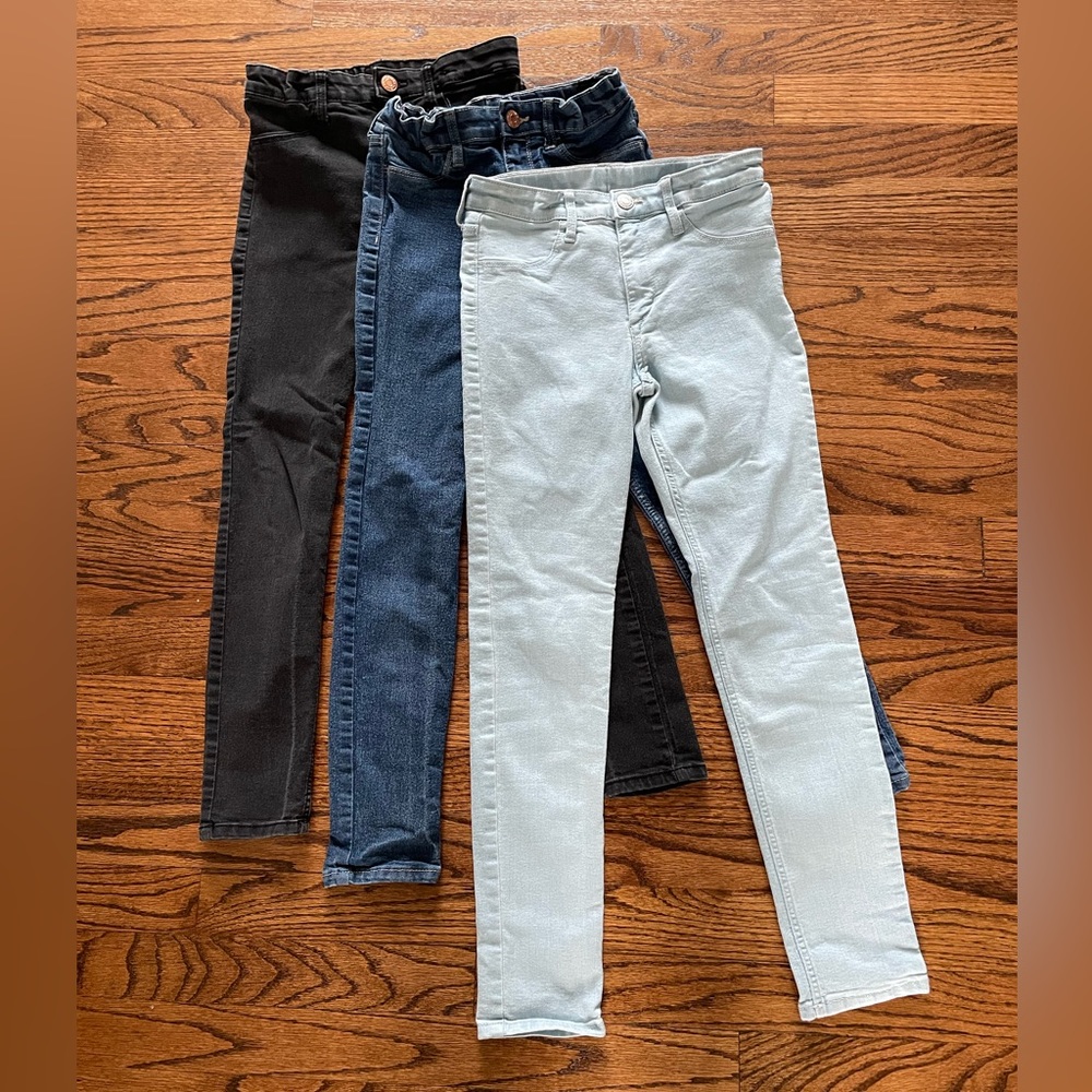 Set of three H&M jeans size 9/10
